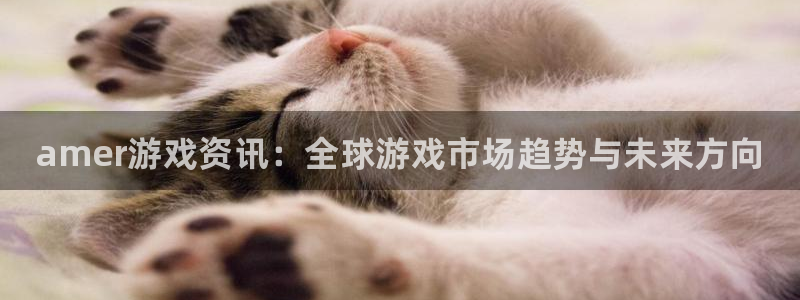 高德娱乐什么意思：amer游戏资讯：全球游戏市场趋势与未来方
