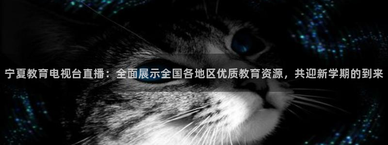 鲸鱼直播体育：宁夏教育电视台直播：全面展示全国各地区优质教育资源，共迎新学期的到来